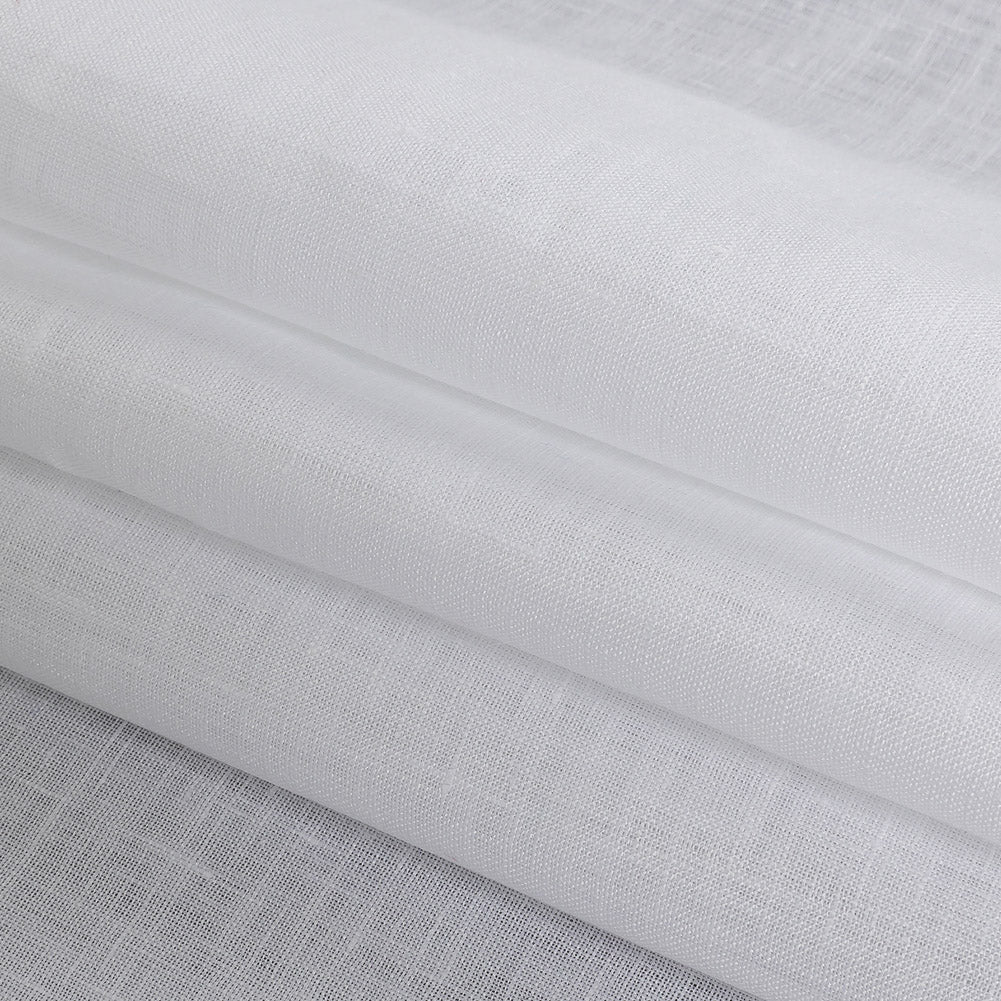 Lightweight Linen Chambray - White Alyssum - Minerva Collection