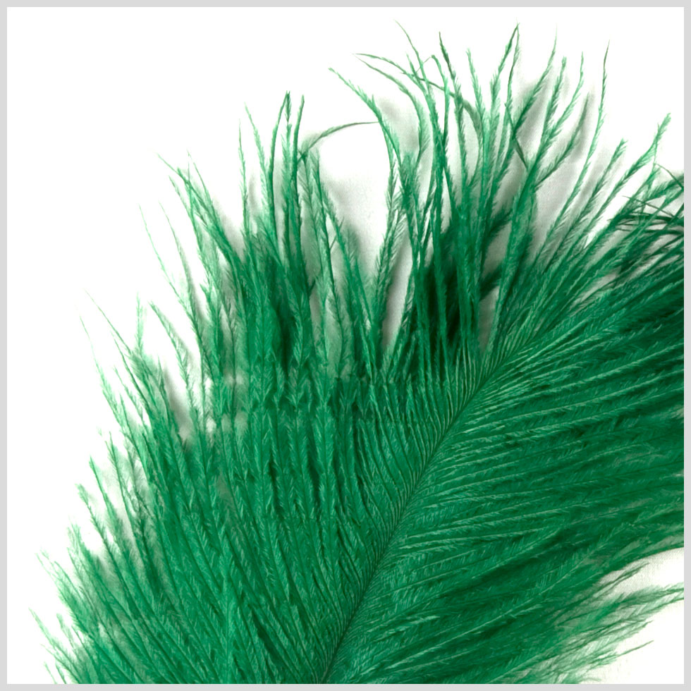 Emerald Ostrich Feather - 10"-12"
