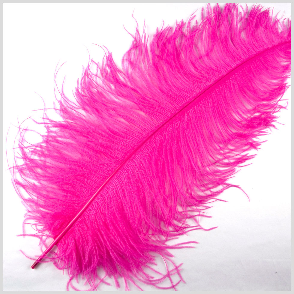 18"-21" Hot Pink Ostrich Feather