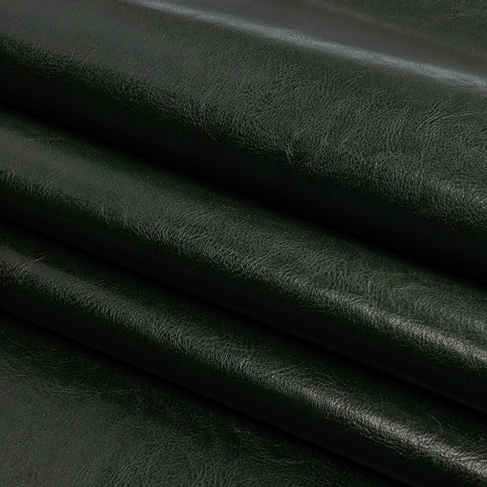 Hunter Green Textured Faux Leather