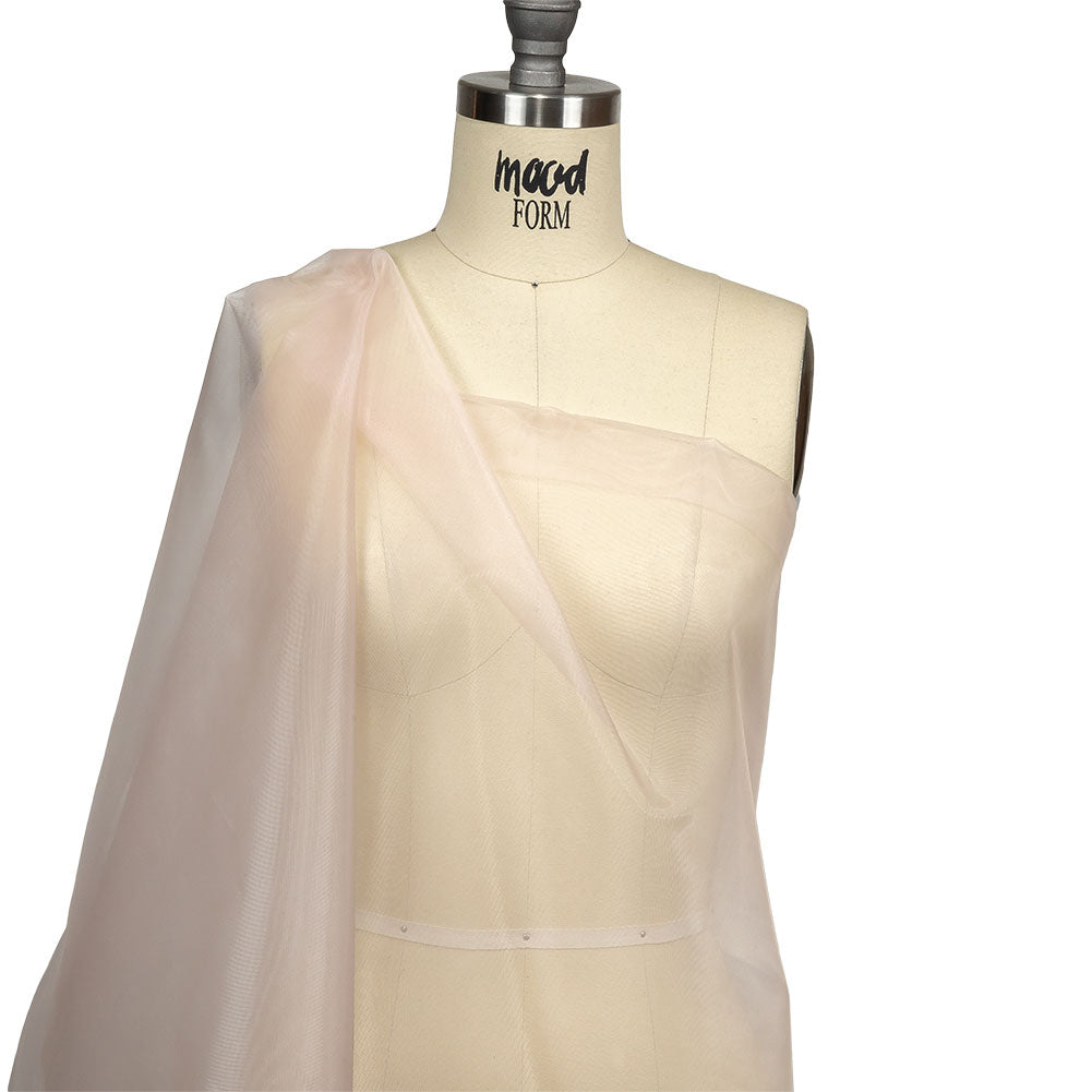 Stiff Polyester Organdy - Lightest Pink - Rhiannon Collection