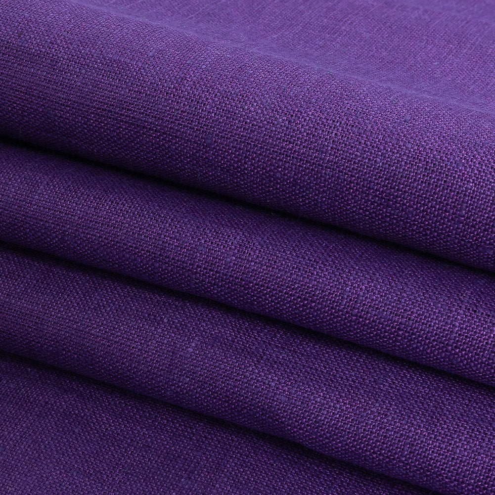 Medium Weight Linen Woven - Prism Violet - Grasmere Collection
