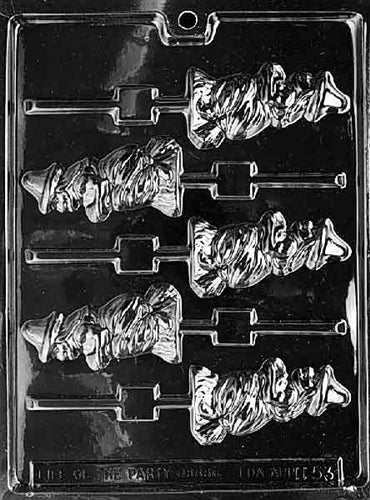 Witch On A Broom Lolly Chocolate Mold