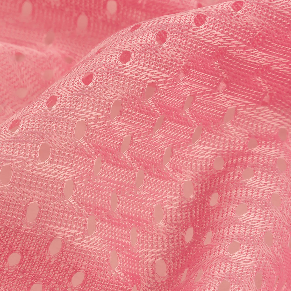 Polyester Athletic Mesh - Pink - Heracles Collection