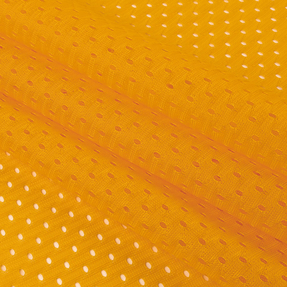 Polyester Athletic Mesh - Gold - Heracles Collection
