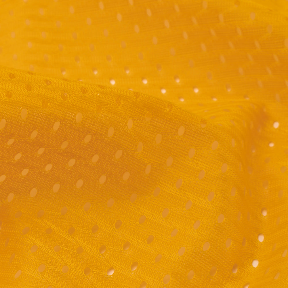 Polyester Athletic Mesh - Gold - Heracles Collection