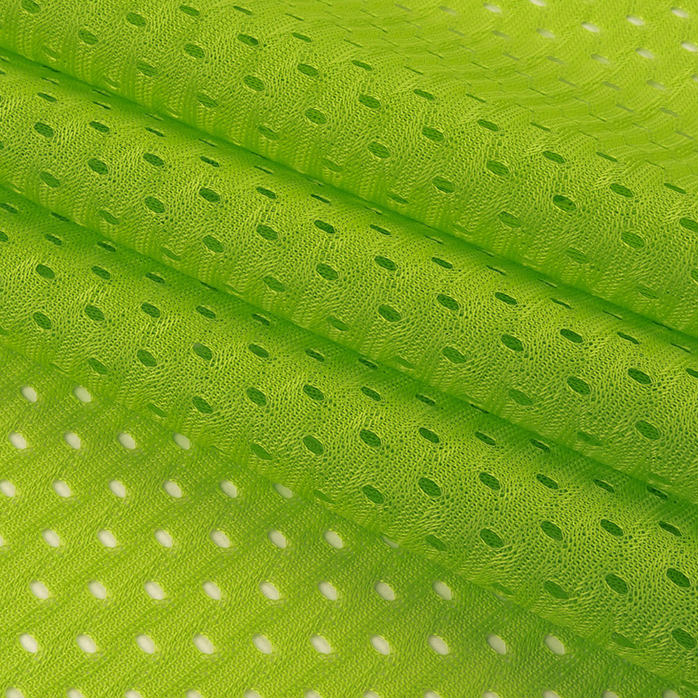 Polyester Athletic Mesh - Jasmine Green - Heracles Collection