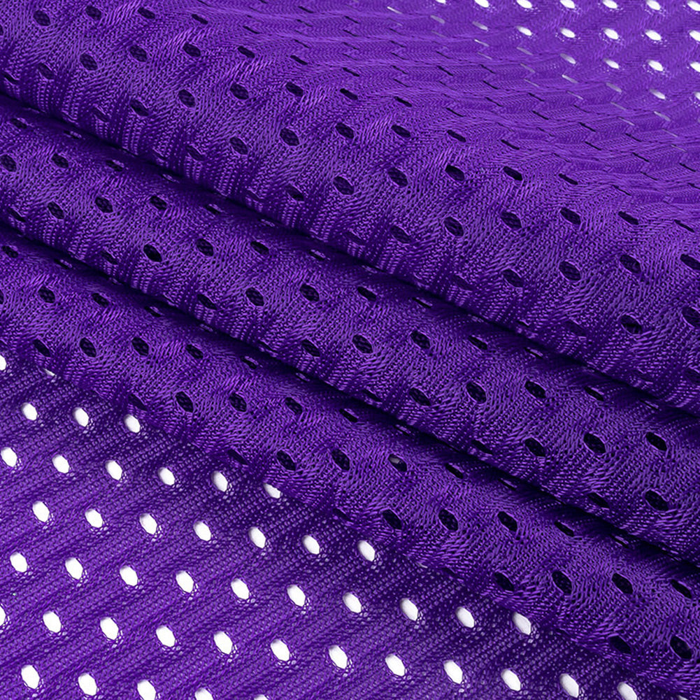Polyester Athletic Mesh - Purple - Heracles Collection