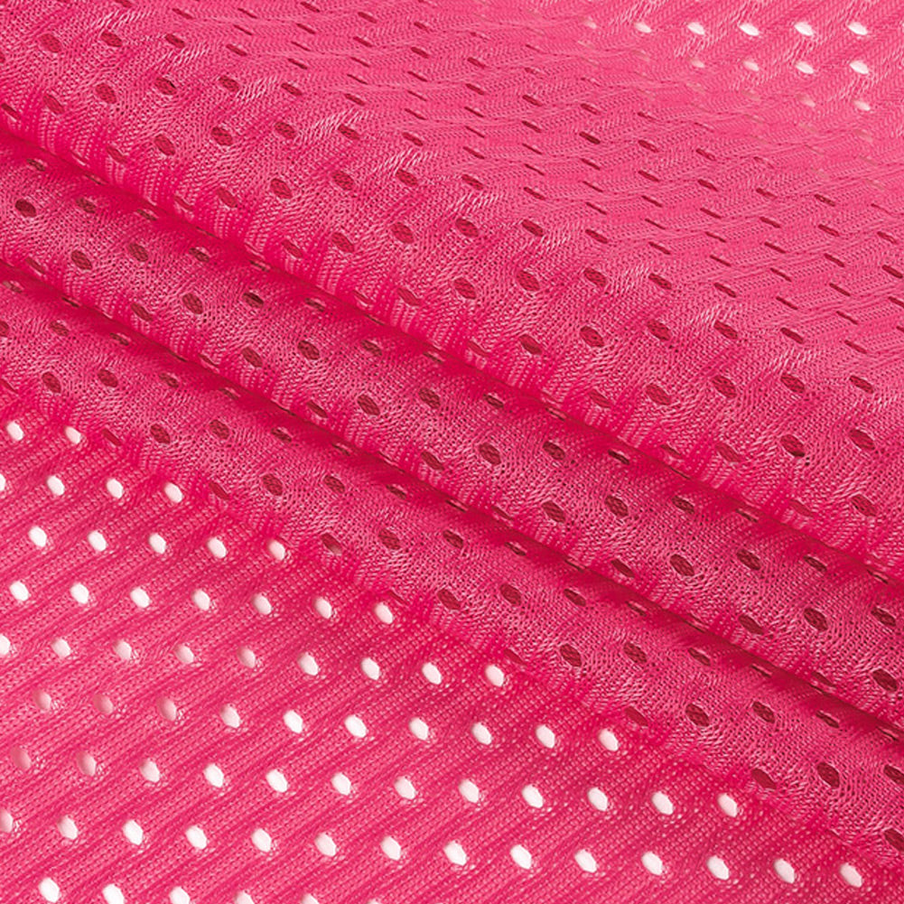 Polyester Athletic Mesh - Ibis Rose - Heracles Collection