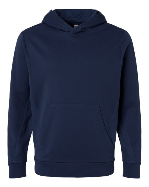 Team 365 Unisex Squad Hooded Tech Fleece Pullover