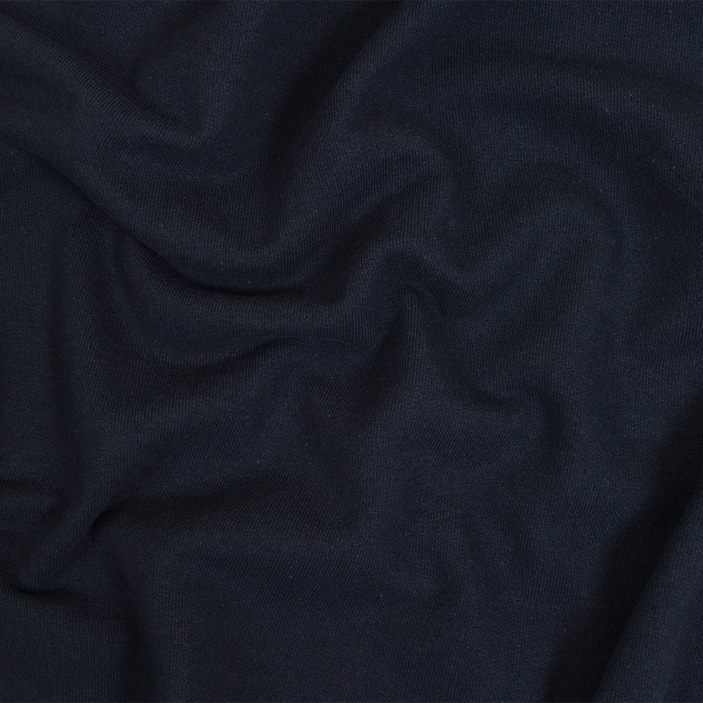 Cotton French Terry Knit - Navy - Elida Collection