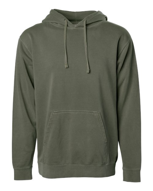 Independent Trading Co. Unisex Midweight Pigment-Dyed Hooded Sweatshirt