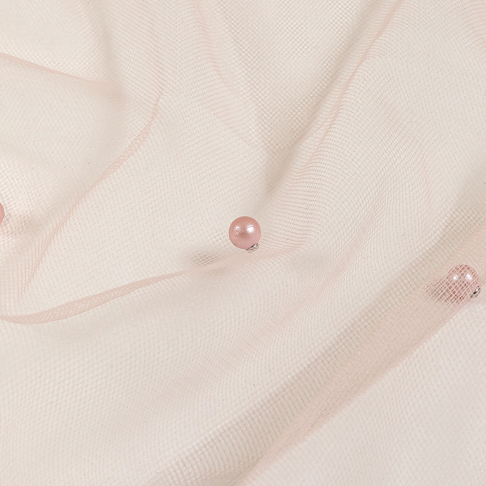 Beaded Tulle - Mellow Rose - Sylvie Collection