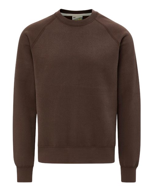Men's Vintage Fleece Raglan Crewneck Sweatshirt