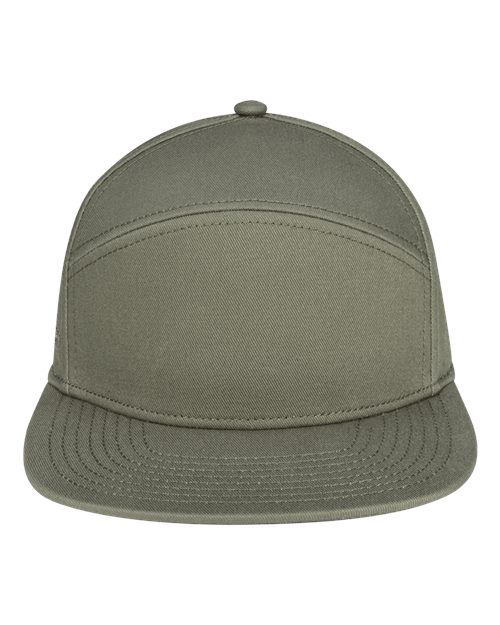 Pukka Tradesman Hybrid Six-Panel Flat Bill Snapback Cap