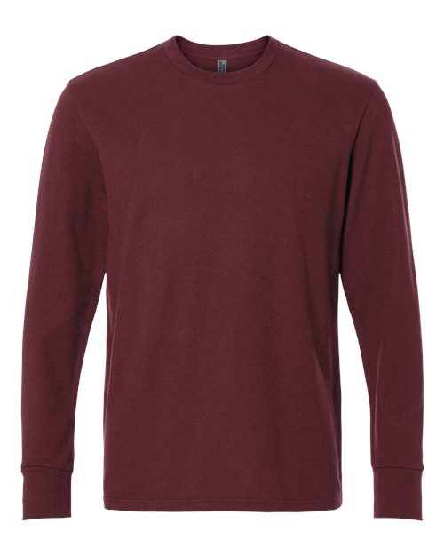 Bayside Men's USA-Made Heavyweight Waffle Knit Thermal Raglan T-Shirt