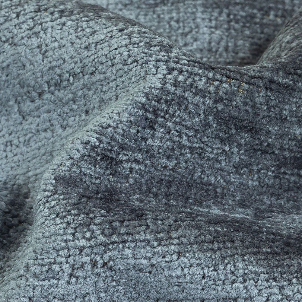 Denim Acrylic and Polyester Upholstery Chenille