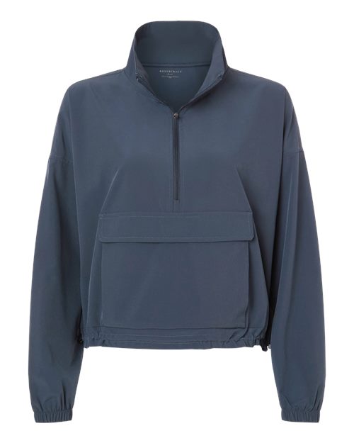 Women's Stretch Woven Quarter-Zip Pullover