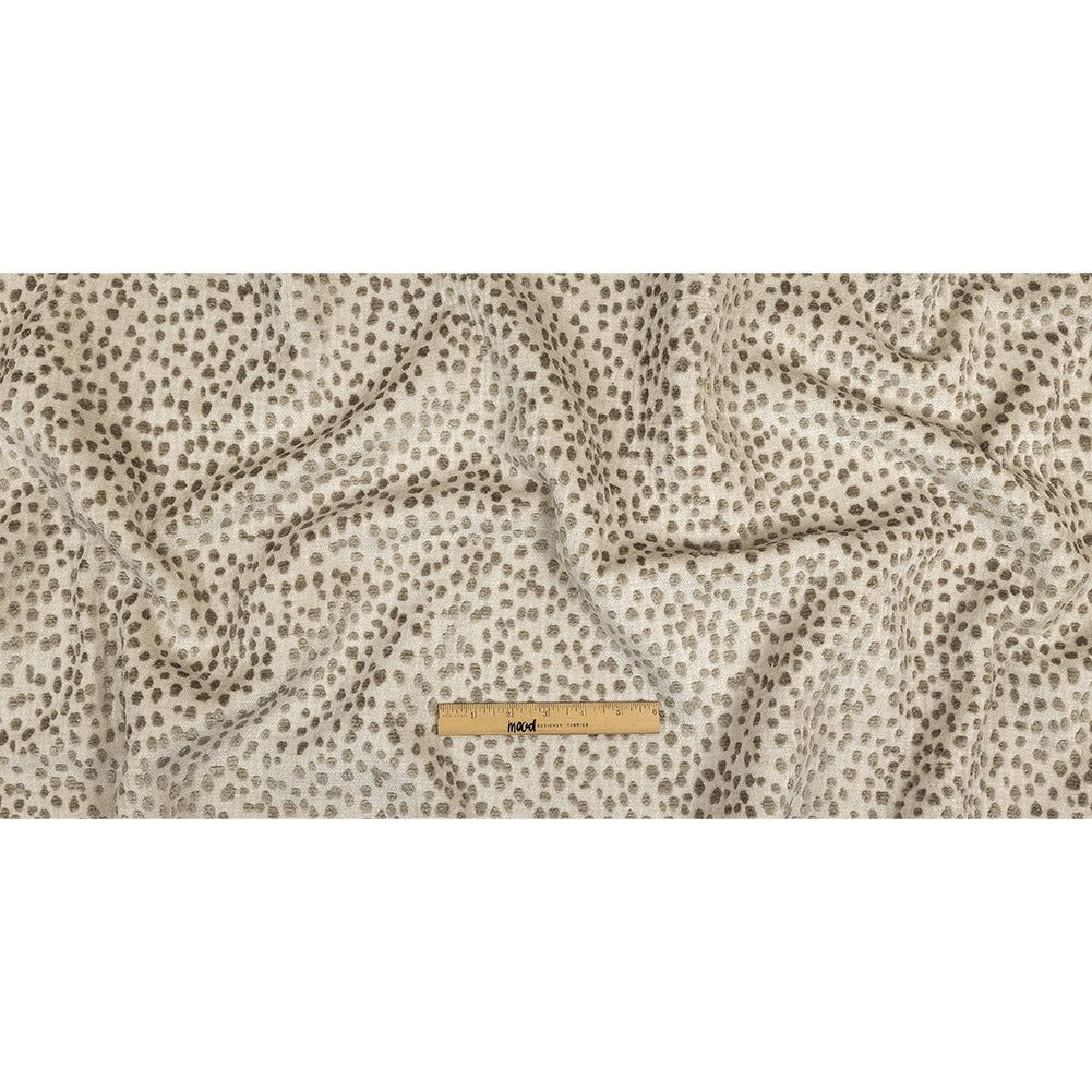 Toast Raised Spots Acrylic Chenille Woven