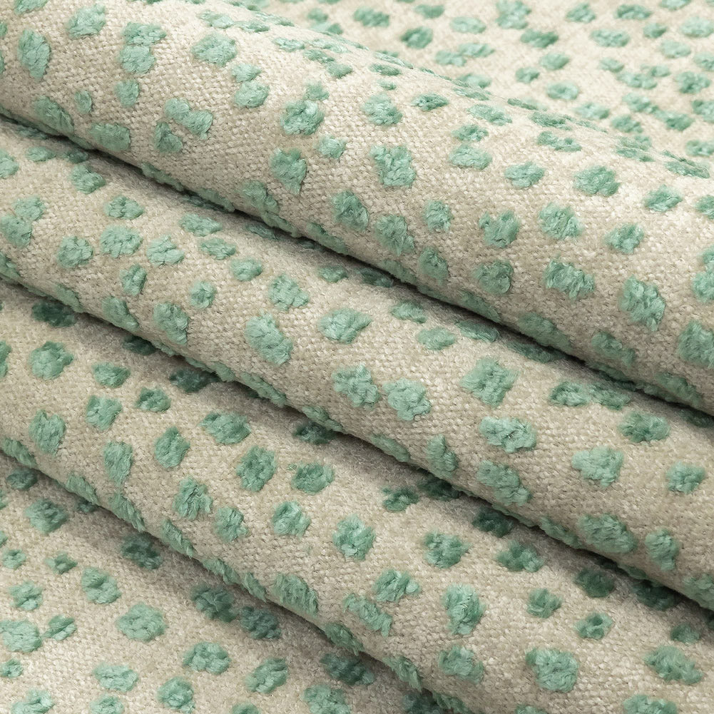Splash Raised Spots Acrylic Chenille Woven
