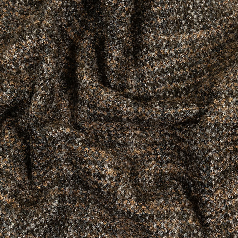 Stone Tweedy Upholstery Boucle