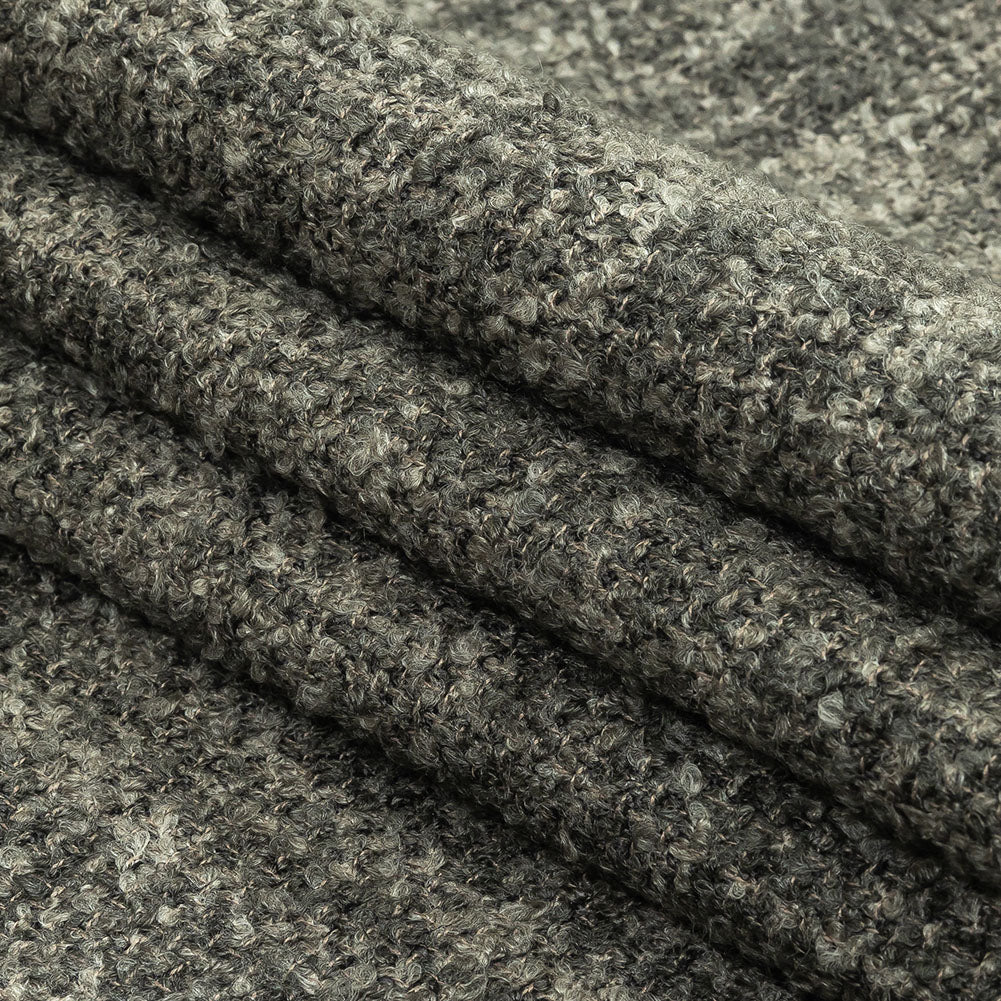 Graphite Tweedy Upholstery Boucle