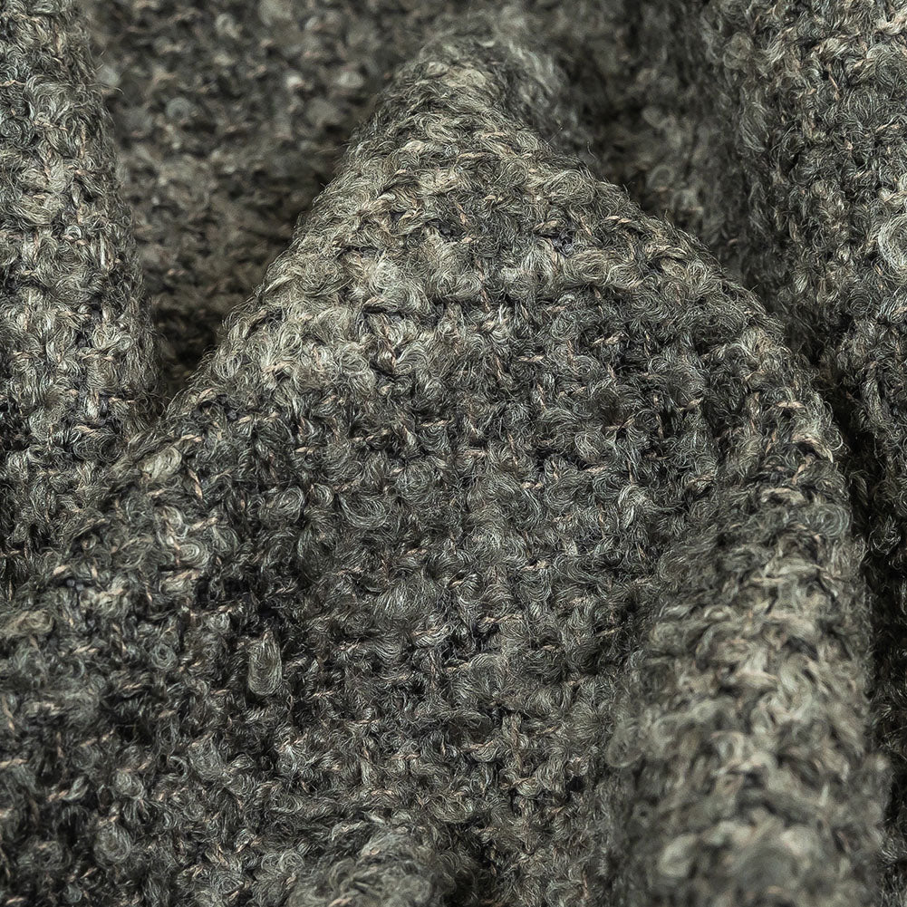 Graphite Tweedy Upholstery Boucle