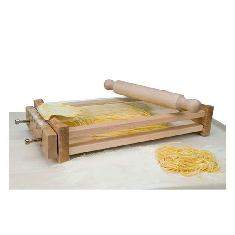 Eppicotispai Chitarra Pasta Cutter, with Rolling Pin Included