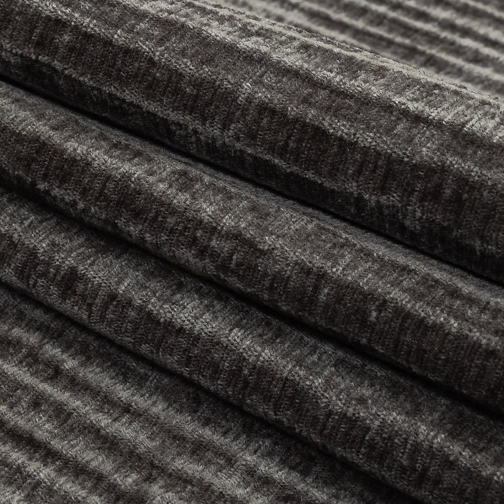 Steel Ribbed Polyester Chenille Woven