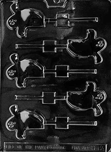 Square Bunny Mint Chocolate Mold