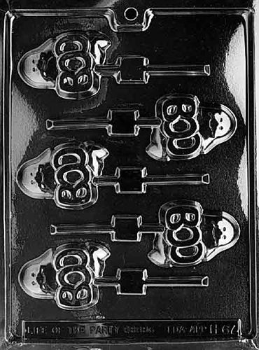 "BOO" ঘোস্ট ললি চকোলেট মোল্ড