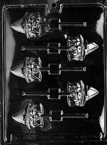 Witch Head Lolly Chocolate Mold - LPH068