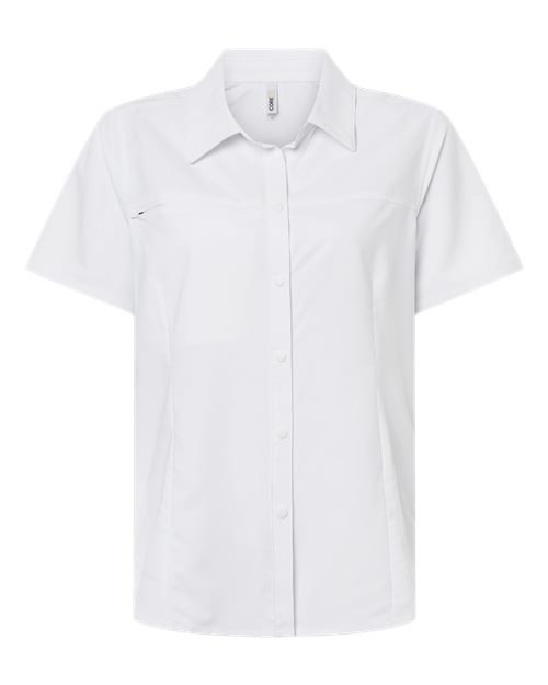 CORE365 Women's UltraUVP Shoreline Short Sleeve Staff Shirt
