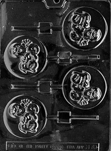 Peeking Boo Ghost Pop Chocolate Mold