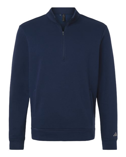 Adidas Men's Elevated Fleece Quarter-Zip Pullover