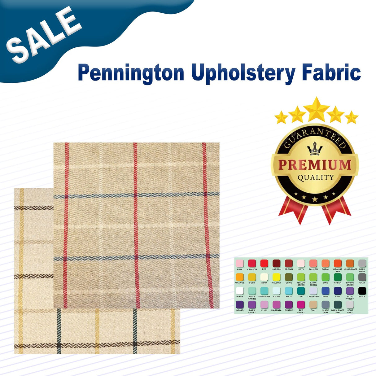 1 Yard Pennington Upholstery Fabric
