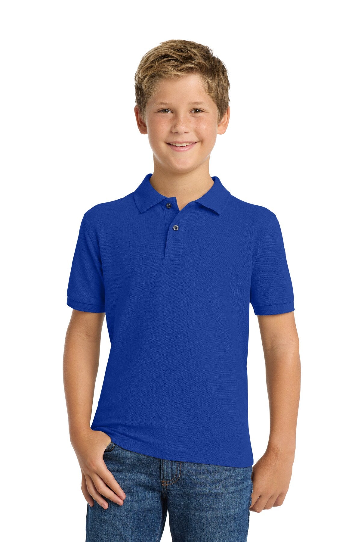 Port Authority® Youth Silk Touch Polo