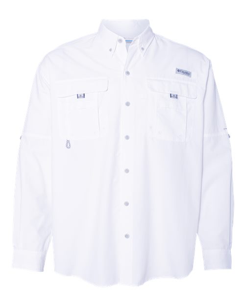 HUK® Men’s Bahama Outdoor Shirt Moisture Wicking Sun Safe Button Up Fishing Top
