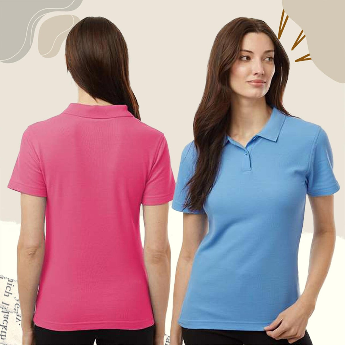 AllPro® Womens Pique Polo Shirt