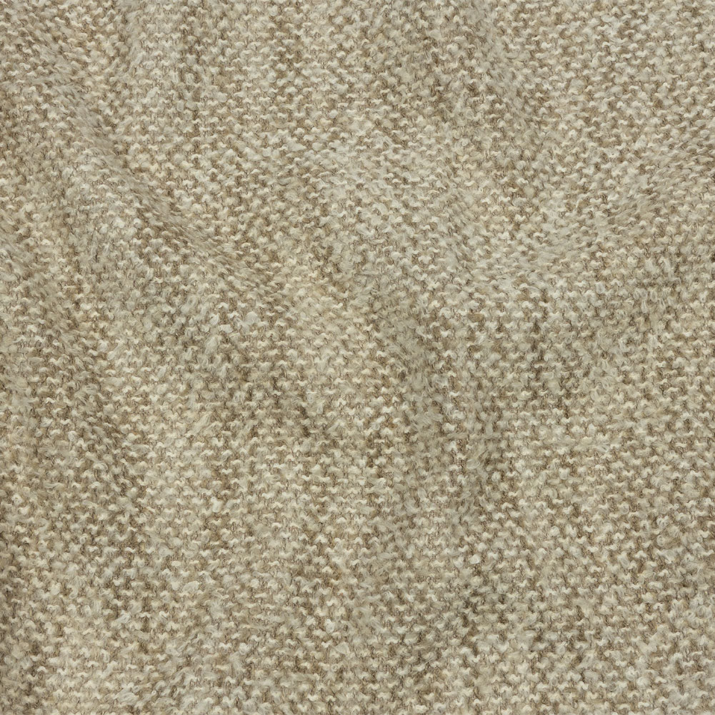 Parchment Tweedy Acrylic and Cotton Boucle