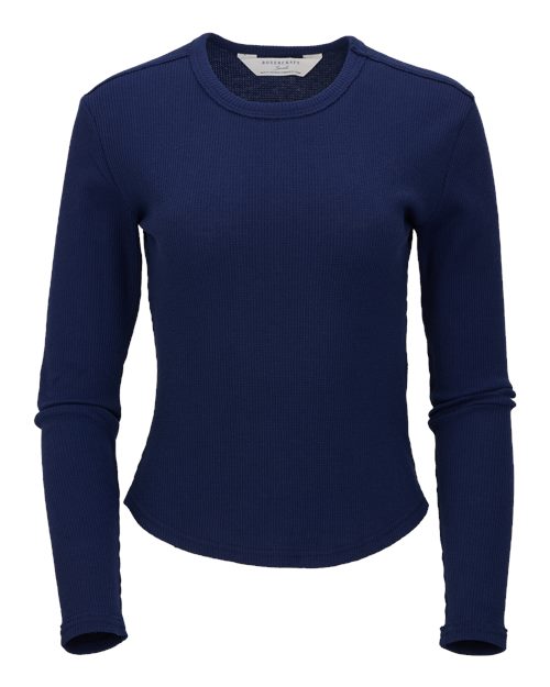 Boxercraft Women's Waffle Knit Baby Long Sleeve T-Shirt