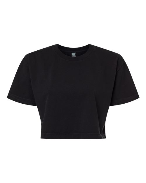 American Apparel Women's Garment-Dyed Heavyweight Cropped Tee