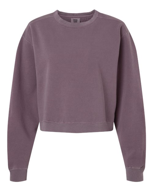 Comfort Colors Women's Garment-Dyed Mid-Length Crewneck Sweatshirt