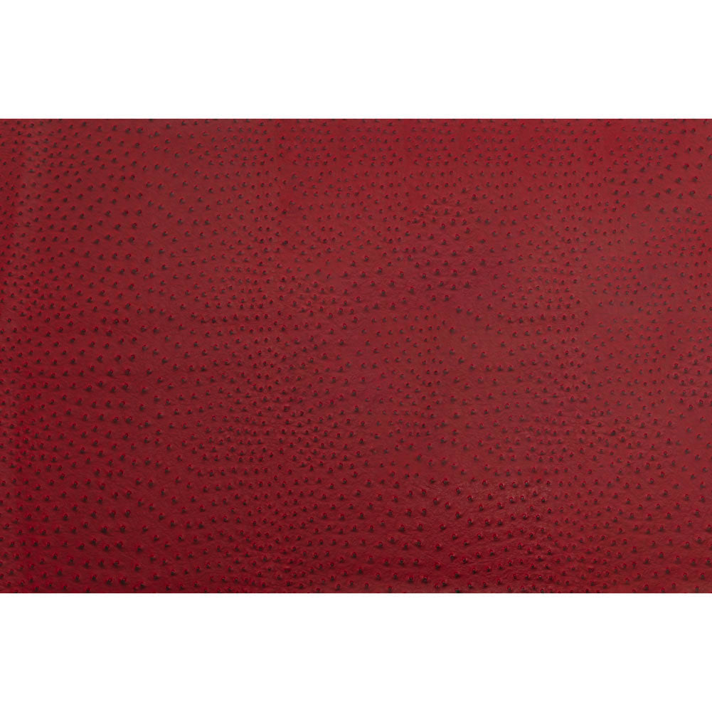 Kidepo Burgundy Faux Ostrich Leather Vinyl