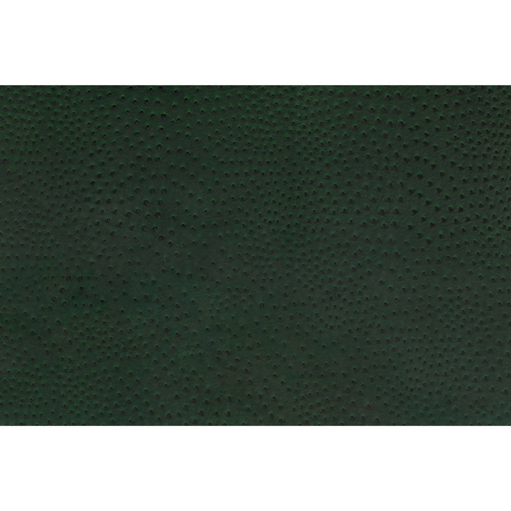 Kidepo Hunter Green Faux Ostrich Leather Vinyl