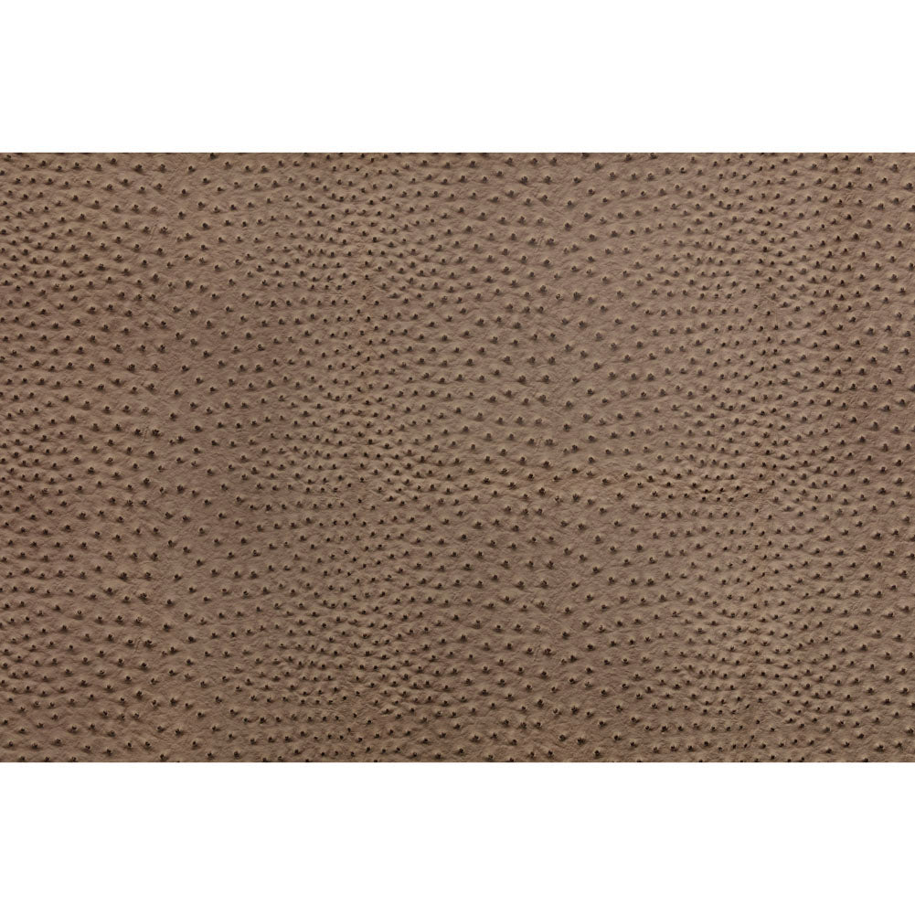 Kidepo Light Coffee Faux Ostrich Leather Vinyl