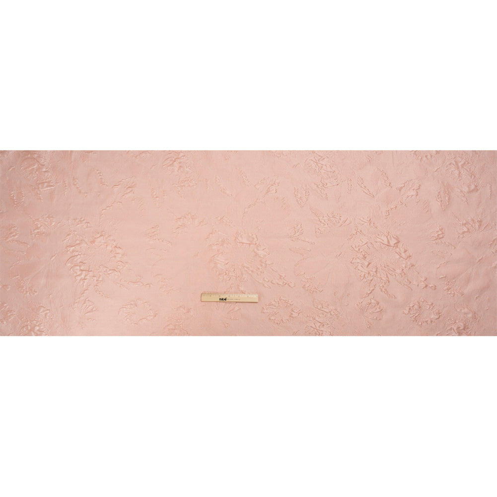 Luminous Dusty Rose Floral Lightweight Luxury Brocade