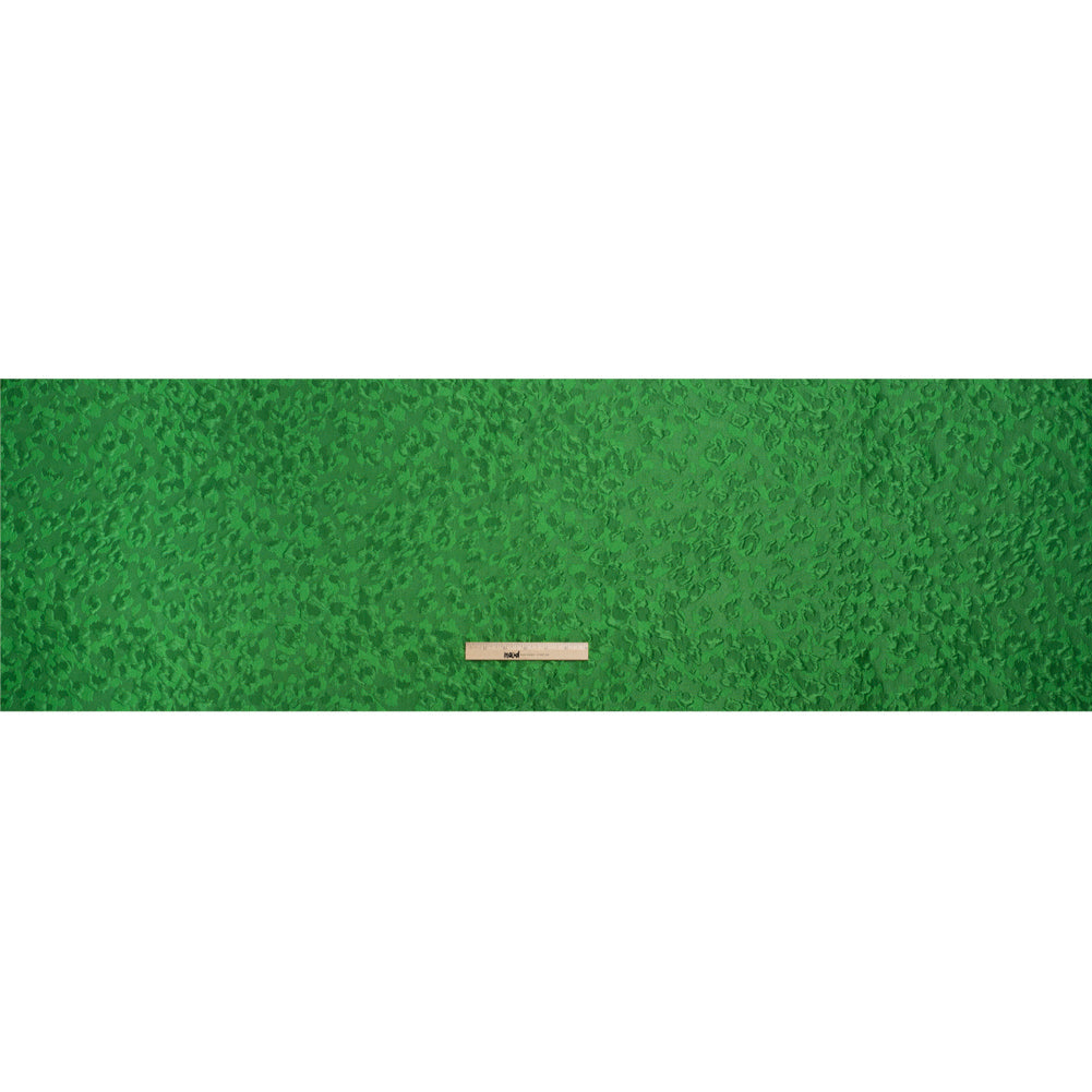 Luminous Green Wild Spots Lightweight Luxury Brocade