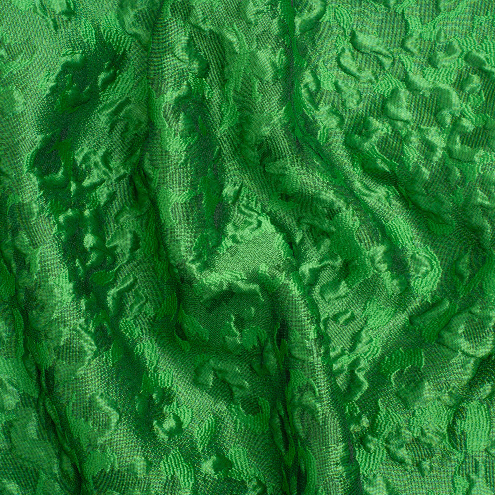 Luminous Green Wild Spots Lightweight Luxury Brocade