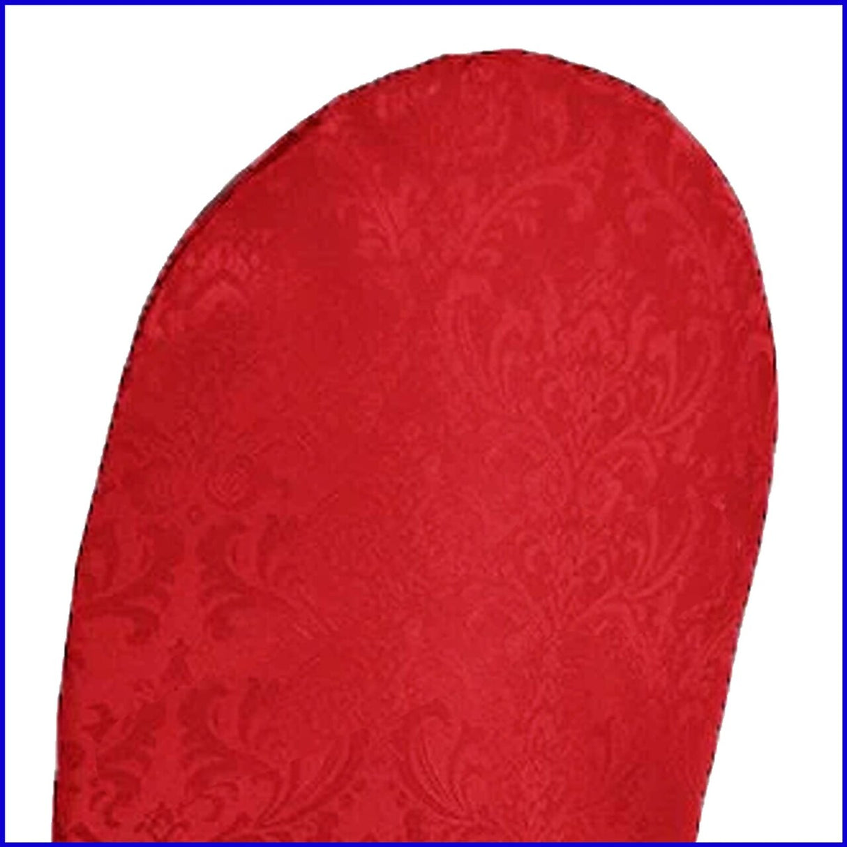 1 Piece Apple Red Floral Damask Jacquard Banquet Chair Cover Elegant Polyester Fabric